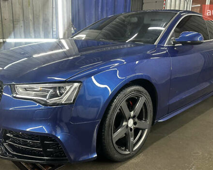 Синий Ауди А5, объемом двигателя 1.98 л и пробегом 124 тыс. км за 15000 $, фото 5 на Automoto.ua
