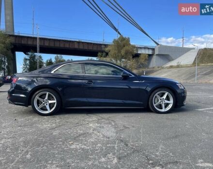 Ауди А5 2017 в Киеве на Automoto.ua Синий Ауди А5, объемом двигателя 1.98 л и пробегом 64 тыс. км за 24390 $, фото 2 на Automoto.ua