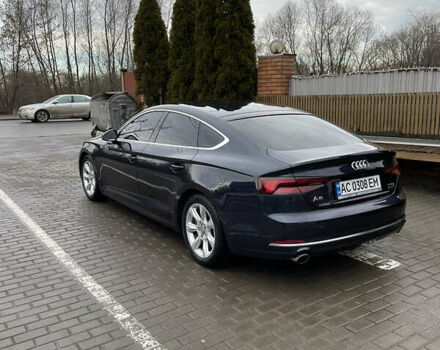 Синій Ауді A5, об'ємом двигуна 2 л та пробігом 126 тис. км за 34500 $, фото 1 на Automoto.ua