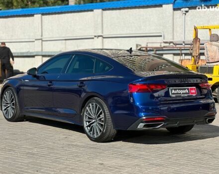 Синий Ауди А5, объемом двигателя 2 л и пробегом 78 тыс. км за 28940 $, фото 5 на Automoto.ua