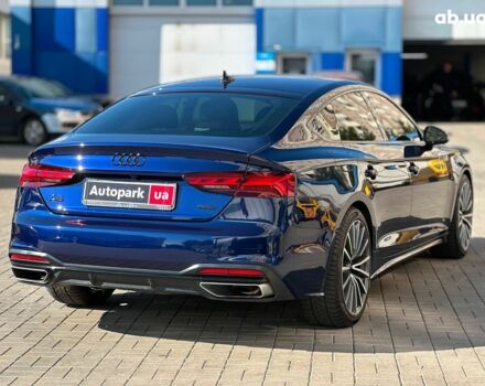 Синий Ауди А5, объемом двигателя 2 л и пробегом 78 тыс. км за 28940 $, фото 3 на Automoto.ua