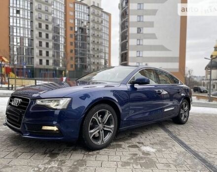 Синий Ауди А5, объемом двигателя 1.8 л и пробегом 165 тыс. км за 16000 $, фото 1 на Automoto.ua