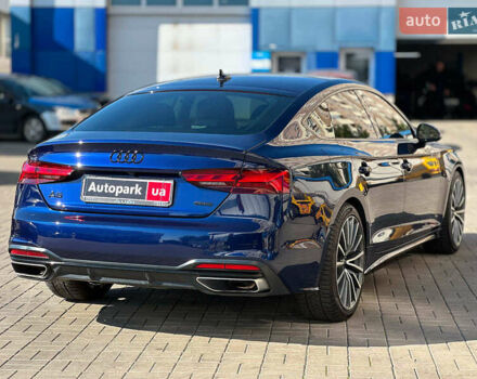 Синий Ауди А5, объемом двигателя 2 л и пробегом 78 тыс. км за 28990 $, фото 3 на Automoto.ua
