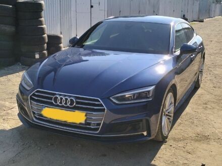 Ауді A5 2017 у Києві на Automoto.ua Синій Ауді A5, об'ємом двигуна 2 л та пробігом 53 тис. км за 21500 $, фото 1 на Automoto.ua