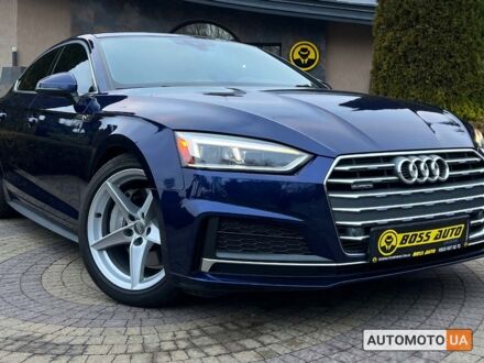 Ауді A5 2018 у Львові на Automoto.ua Синій Ауді A5, об'ємом двигуна 2 л та пробігом 84 тис. км за 32999 $, фото 1 на Automoto.ua