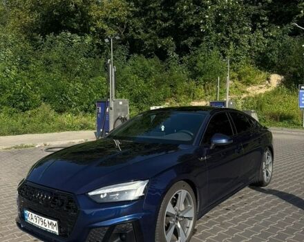 Синий Ауди А5, объемом двигателя 1.98 л и пробегом 55 тыс. км за 31000 $, фото 1 на Automoto.ua