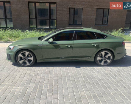 Зеленый Ауди А5, объемом двигателя 1.98 л и пробегом 77 тыс. км за 30000 $, фото 2 на Automoto.ua