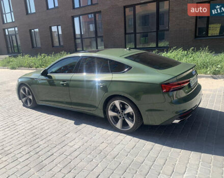 Зеленый Ауди А5, объемом двигателя 1.98 л и пробегом 77 тыс. км за 30000 $, фото 3 на Automoto.ua