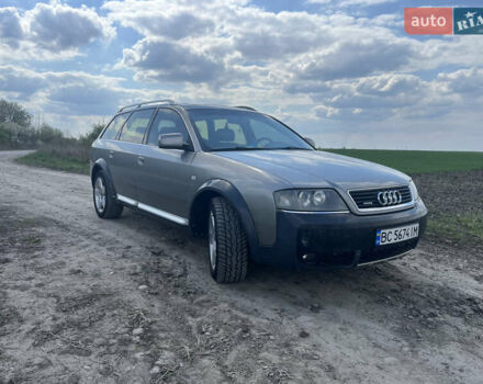 Серый Ауди А6 Олроуд, объемом двигателя 2.5 л и пробегом 384 тыс. км за 5350 $, фото 2 на Automoto.ua