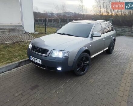 Серый Ауди А6 Олроуд, объемом двигателя 2.5 л и пробегом 320 тыс. км за 6550 $, фото 1 на Automoto.ua