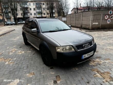 Серый Ауди А6 Олроуд, объемом двигателя 2.5 л и пробегом 300 тыс. км за 3950 $, фото 1 на Automoto.ua