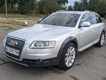 Серый Ауди А6 Олроуд, объемом двигателя 3 л и пробегом 200 тыс. км за 13300 $, фото 1 на Automoto.ua