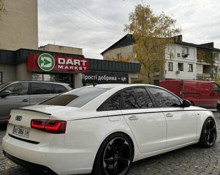 Ауді А6 2012 у Виноградове на Automoto.ua Білий Ауді А6, об'ємом двигуна 3 л та пробігом 286 тис. км за 16900 $, фото 15 на Automoto.ua