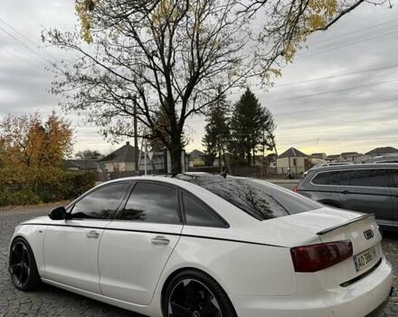 Ауді А6 2012 у Виноградове на Automoto.ua Білий Ауді А6, об'ємом двигуна 3 л та пробігом 286 тис. км за 16900 $, фото 8 на Automoto.ua