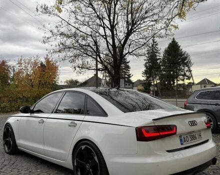Ауді А6 2012 у Виноградове на Automoto.ua Білий Ауді А6, об'ємом двигуна 3 л та пробігом 286 тис. км за 16900 $, фото 16 на Automoto.ua