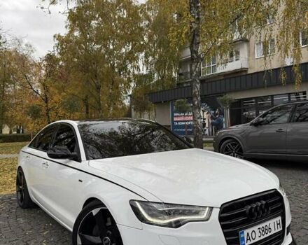 Ауді А6 2012 у Виноградове на Automoto.ua Білий Ауді А6, об'ємом двигуна 3 л та пробігом 286 тис. км за 16900 $, фото 1 на Automoto.ua