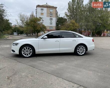 Ауди А6 2013 в Николаеве на Automoto.ua Белый Ауди А6, объемом двигателя 3 л и пробегом 134 тыс. км за 18000 $, фото 3 на Automoto.ua