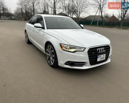 Белый Ауди А6, объемом двигателя 3 л и пробегом 214 тыс. км за 13499 $, фото 1 на Automoto.ua
