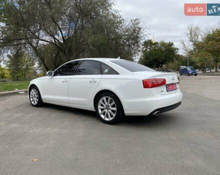 Ауди А6 2013 в Николаеве на Automoto.ua Белый Ауди А6, объемом двигателя 3 л и пробегом 134 тыс. км за 18000 $, фото 5 на Automoto.ua