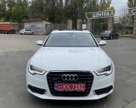 Ауди А6 2013 в Николаеве на Automoto.ua Белый Ауди А6, объемом двигателя 3 л и пробегом 134 тыс. км за 18000 $, фото 2 на Automoto.ua