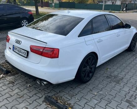 Ауди А6 2014 в Ирпене на Automoto.ua Белый Ауди А6, объемом двигателя 3 л и пробегом 181 тыс. км за 19999 $, фото 4 на Automoto.ua