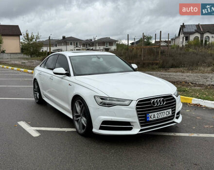 Ауди А6 2014 в Киеве на Automoto.ua Белый Ауди А6, объемом двигателя 3 л и пробегом 186 тыс. км за 18500 $, фото 1 на Automoto.ua