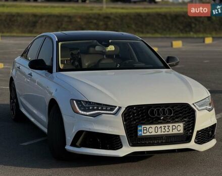 Ауди А6 2014 в Львове на Automoto.ua Белый Ауди А6, объемом двигателя 2.97 л и пробегом 259 тыс. км за 22000 $, фото 3 на Automoto.ua