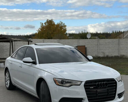 Ауди А6 2014 в Харькове на Automoto.ua Белый Ауди А6, объемом двигателя 2 л и пробегом 137 тыс. км за 17500 $, фото 2 на Automoto.ua