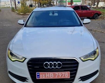 Білий Ауді А6, об'ємом двигуна 2 л та пробігом 221 тис. км за 13000 $, фото 1 на Automoto.ua
