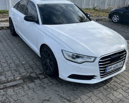 Ауди А6 2014 в Ирпене на Automoto.ua Белый Ауди А6, объемом двигателя 3 л и пробегом 181 тыс. км за 19999 $, фото 2 на Automoto.ua