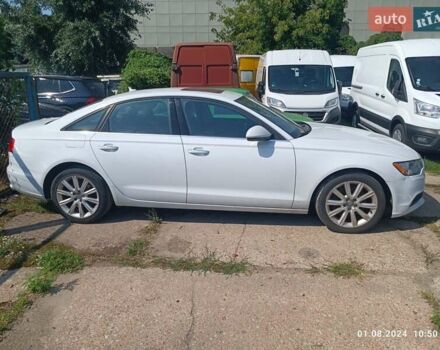 Ауді А6 2014 у Києві на Automoto.ua Білий Ауді А6, об'ємом двигуна 1.98 л та пробігом 192 тис. км за 15000 $, фото 2 на Automoto.ua