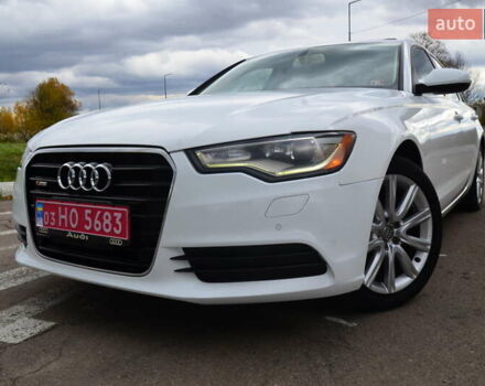 Ауді А6 2015 у Дрогобичі на Automoto.ua Білий Ауді А6, об'ємом двигуна 2 л та пробігом 184 тис. км за 12850 $, фото 2 на Automoto.ua