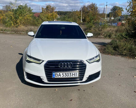 Ауді А6 2015 у Знаменке на Automoto.ua Білий Ауді А6, об'ємом двигуна 1.97 л та пробігом 119 тис. км за 24200 $, фото 1 на Automoto.ua