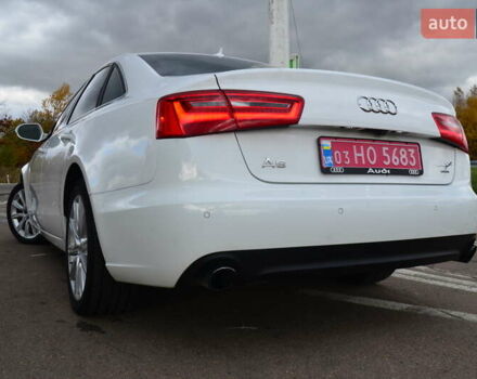 Ауді А6 2015 у Дрогобичі на Automoto.ua Білий Ауді А6, об'ємом двигуна 2 л та пробігом 184 тис. км за 12850 $, фото 27 на Automoto.ua