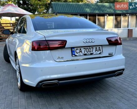 Ауди А6 2015 в Каменке на Automoto.ua Белый Ауди А6, объемом двигателя 1.98 л и пробегом 98 тыс. км за 20800 $, фото 7 на Automoto.ua