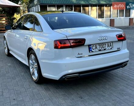 Ауди А6 2015 в Каменке на Automoto.ua Белый Ауди А6, объемом двигателя 1.98 л и пробегом 98 тыс. км за 20800 $, фото 5 на Automoto.ua