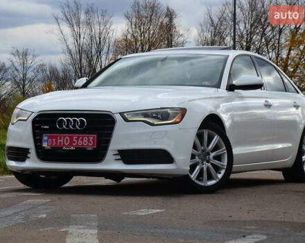 Ауді А6 2015 у Дрогобичі на Automoto.ua Білий Ауді А6, об'ємом двигуна 2 л та пробігом 184 тис. км за 12850 $, фото 14 на Automoto.ua
