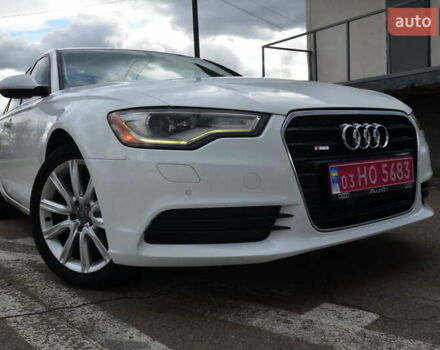 Ауді А6 2015 у Дрогобичі на Automoto.ua Білий Ауді А6, об'ємом двигуна 2 л та пробігом 184 тис. км за 12850 $, фото 19 на Automoto.ua