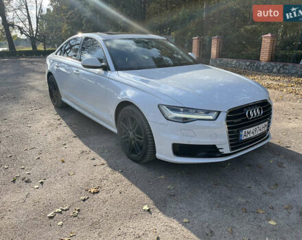 Ауди А6 2016 в Житомире на Automoto.ua Белый Ауди А6, объемом двигателя 1.97 л и пробегом 157 тыс. км за 25700 $, фото 7 на Automoto.ua