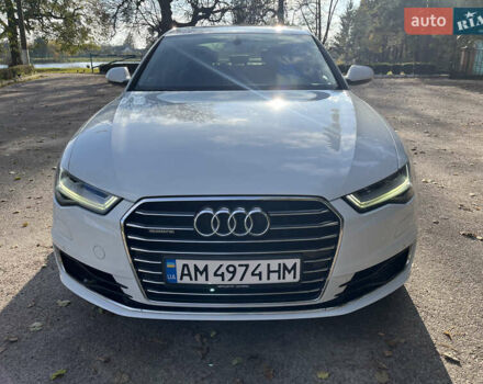Ауди А6 2016 в Житомире на Automoto.ua Белый Ауди А6, объемом двигателя 1.97 л и пробегом 157 тыс. км за 25700 $, фото 1 на Automoto.ua