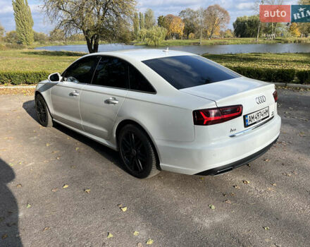 Ауди А6 2016 в Житомире на Automoto.ua Белый Ауди А6, объемом двигателя 1.97 л и пробегом 157 тыс. км за 25700 $, фото 4 на Automoto.ua