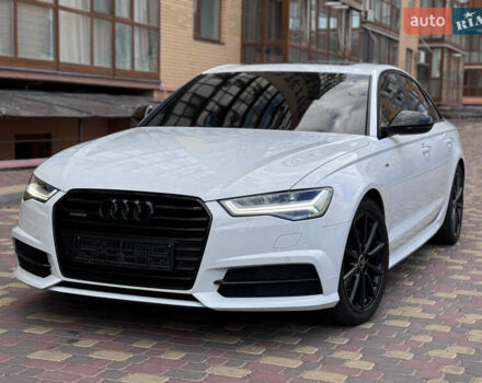 Ауди А6 2016 в Киеве на Automoto.ua Белый Ауди А6, объемом двигателя 2 л и пробегом 74 тыс. км за 27999 $, фото 1 на Automoto.ua