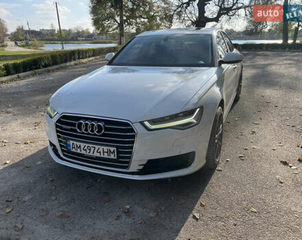 Ауди А6 2016 в Житомире на Automoto.ua Белый Ауди А6, объемом двигателя 1.97 л и пробегом 157 тыс. км за 25700 $, фото 2 на Automoto.ua