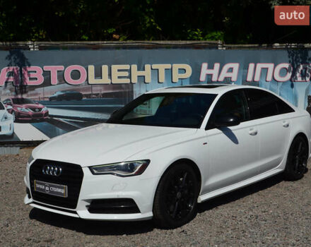 Ауди А6 2018 в Киеве на Automoto.ua Белый Ауди А6, объемом двигателя 1.98 л и пробегом 95 тыс. км за 25500 $, фото 4 на Automoto.ua