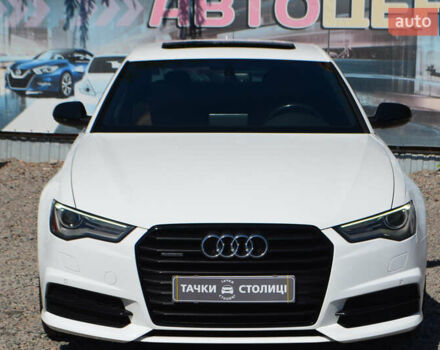 Ауди А6 2018 в Киеве на Automoto.ua Белый Ауди А6, объемом двигателя 1.98 л и пробегом 95 тыс. км за 25500 $, фото 2 на Automoto.ua