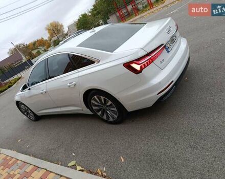 Ауді А6 2021 у Борисполе на Automoto.ua Білий Ауді А6, об'ємом двигуна 1.97 л та пробігом 77 тис. км за 39500 $, фото 9 на Automoto.ua