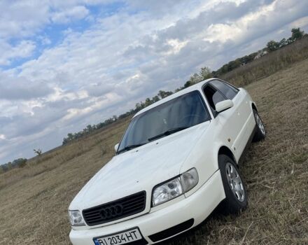 Белый Ауди А6, объемом двигателя 2 л и пробегом 777 тыс. км за 3000 $, фото 1 на Automoto.ua