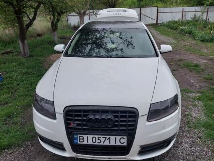 Ауди А6 2004 в Миргороде на Automoto.ua Белый Ауди А6, объемом двигателя 3 л и пробегом 480 тыс. км за 8000 $, фото 1 на Automoto.ua