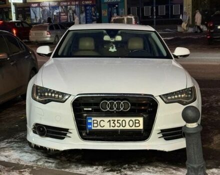 Белый Ауди А6, объемом двигателя 2.8 л и пробегом 190 тыс. км за 12500 $, фото 1 на Automoto.ua