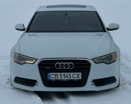 Білий Ауді А6, об'ємом двигуна 3 л та пробігом 221 тис. км за 14000 $, фото 1 на Automoto.ua